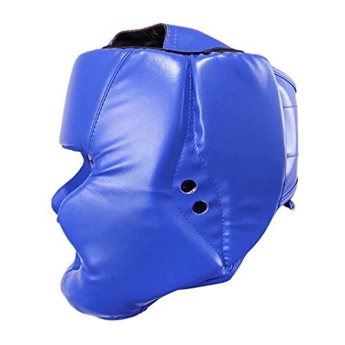 fanelod Boxen Kopfbedeckung Thai Schutz Sparring Helm Kopfbedeckung Muay Thai Full Face Wrestling Boxen Gesichtsschutz Kopfbedeckung Helm für MMA Training Kickboxen von fanelod