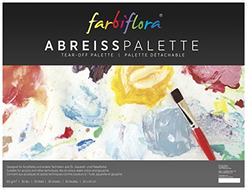 Blatt-Palette / Abreißpalette von farbiflora