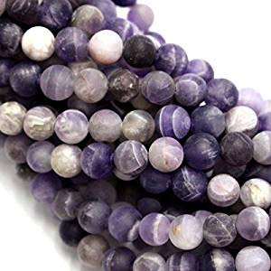 fashiontrend-us Natürliche Farbe echte unpolierte Matte Amethyst runde echte Edelsteine lose Perlen für Schmuckherstellung 4mm merhfarbig von fashiontrend-us