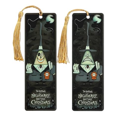 Nightmares Before Christmas Lesezeichen-Set – Halloween Creative Jack und Sally Zero Oogie Boogie Buchseitenclips Büroklammern zum Lesen von Frauen und Männern, Filmfans, Buchliebhaber-Geschenke von feimeng jewelry