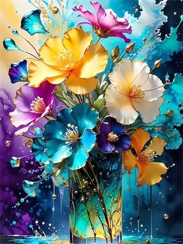 fghgbf Malen Nach Zahlen Erwachsene,Handgemalt Malen Nach Zahlen für AnfÃnger,Gelbe weiße Blumen DIY Ölgemälde auf Leinwand Set,mit 3 Pinseln und Acrylfarben für Home Décor Ohne Rahmen,50x65cm fghgbf Malen Nach Zahlen Erwachsene,Handgemalt Malen Nach Zahlen für AnfÃnger,Gelbe weiße Blumen DIY Ölgemälde auf Leinwand Set,mit 3 Pinseln und Acrylfarben für Home Décor Ohne Rahmen,50x65cm von fghgbf