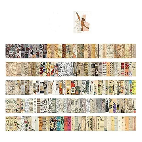 165 Stk 40x50 mm Scrapbooking Papier Deko Vintage Bastelpapier Dekopapier Designpapier Scrapbook Zubehör für Tagebuch Notizbuch DIY Kunst und Handwerk von findjoy2020