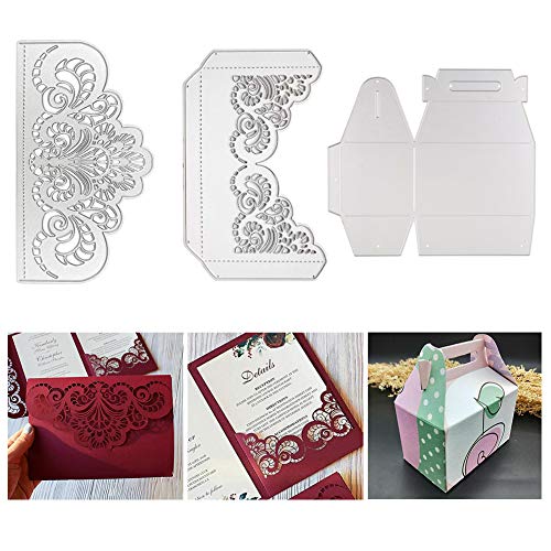 Stanzmaschine Geschenkbox Grußkarte Stanzschablone Scrapbooking Prägeschablonen Stanzformen Schablonen Für Scrapbooking, Fotopapier,r 3D Karten Handwerk Prägen DIY Herstellung Geburtstag Geschenk von RunFar shop