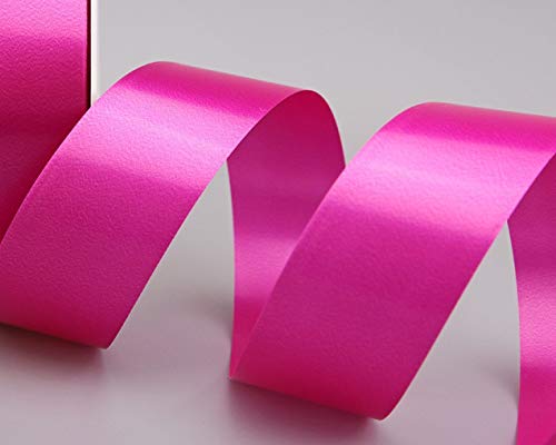 3 m x 40 mm Polyband PINK Geschenkband Dekoband Glanzband Wetterfest Schleifenband Kartengestaltung Ringelband Basteln von finemark