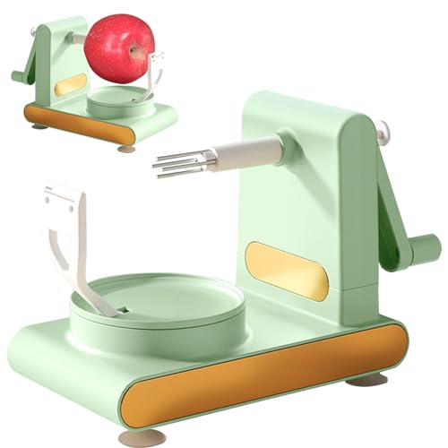 Obstschäler, Birnenschäler, Multi -Obst -Maschine, Rotary Potato Corer, Peeling Machine sicher und schnell schälen Mango -Zitrone, Pfirsich, Orange, Hellgrün Obstschäler, Birnenschäler, Multi -Obst -Maschine, Rotary Potato Corer, Peeling Machine sicher und schnell schälen Mango -Zitrone, Pfirsich, Orange, Hellgrün von fkngcp