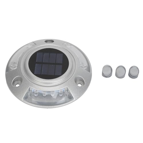 flexman Solar Dock Leuchten, Solar Straßenpfostenleuchte, 6 V, 1,8 W, Wasserdichte Gehweg Dekorationsleuchten aus Aluminiumlegierung, Automatische Beleuchtung, LED Beleuchtung (Bright Light) von flexman