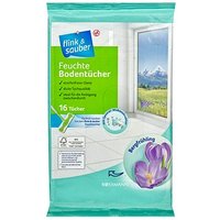 flink & sauber Bodentücher Mikrofaser, 16 Tücher von flink & sauber