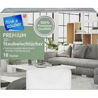 flink & sauber PREMIUM 3D Staubfangtücher Polyester, 1 Pack von flink & sauber