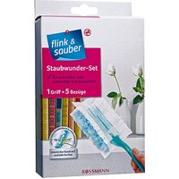 flink & sauber Staubfangtücher Mikrofaser, 1 Set von flink & sauber