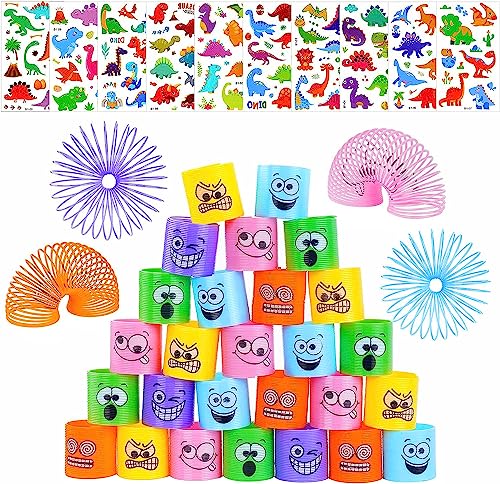 flintronic 30 Stück Regenbogenspirale Springs Magic Rainbow Puzzle, Mitgebsel Kindergeburtstag Gastgeschenke, Regenbogenspirale für Kinder, Give Aways Kindergeburtstag von flintronic