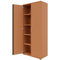 fm Aktenschrank Basic, 4260761570693 buche 4 Fachböden 80,0 x 44,2 x 185,1 cm von fm