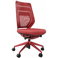 fm Bürostuhl Asiento, 4260761570280 Stoff rot, Gestell rot von fm