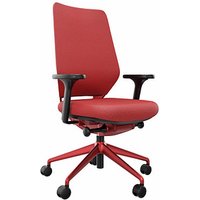 fm Bürostuhl Asiento, 4260761570938 Stoff rot, Gestell rot von fm