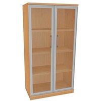 fm Aktenschrank Oldenburg, 4260429767960 buche, Acrylglas klar 3 Fachböden 80,0 x 44,2 x 151,7 cm von fm