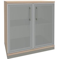 fm Aktenschrank Oldenburg, 4260429767595 akazie, Acrylglas satiniert 1 Fachboden 80,0 x 44,2 x 78,1 cm von fm