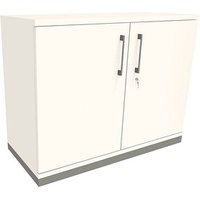 fm Aktenschrank Oldenburg, 4260672331079 weiß 1 Fachboden 100,0 x 44,2 x 78,1 cm von fm