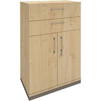 fm Aktenschrank Oldenburg, 4260672332335 königsahorn 1 Fachboden 80,0 x 44,2 x 113,3 cm von fm