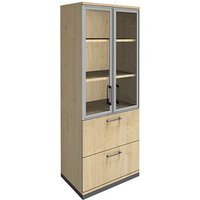 fm Aktenschrank Oldenburg, 4260429767519 königsahorn 2 Fachböden 80,0 x 44,2 x 186,9 cm von fm