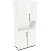 fm Regalschrank Oldenburg, 4260649684030 weiß 80,0 cm 44,2 cm von fm