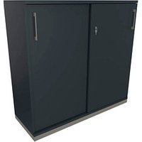 fm Schiebetürenschrank Oldenburg, 4260649683514 lavagrau 2 Fachböden 120,0 x 44,2 x 113,3 cm von fm