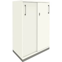 fm Schiebetürenschrank Oldenburg, 4260672331109 weiß 2 Fachböden 80,0 cm 113,3 cm von fm