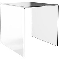 fm STATUS Beistelltisch Kunststoff transparent 50,0 x 50,0 x 50,0 cm von fm