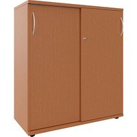 fm Schiebetürenschrank, 4260761570570 buche 2 Fachböden 100,0 x 44,2 x 111,5 cm von fm