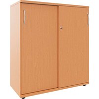 fm Schiebetürenschrank, 4260761570570 buche 2 Fachböden 100,0 x 44,2 x 111,5 cm von fm