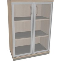 fm Aktenschrank Sidney, 4260267328859 akazie, Acrylglas klar 2 Fachböden 80,0 x 44,2 x 113,3 cm von fm