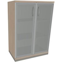 fm Aktenschrank Sidney, 4260267328804 akazie, Acrylglas satiniert 2 Fachböden 80,0 x 44,2 x 113,3 cm von fm