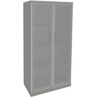 fm Aktenschrank Sidney, 4260267328972 lichtgrau, Acrylglas satiniert 3 Fachböden 80,0 x 44,2 x 151,7 cm von fm