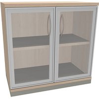 fm Aktenschrank Sidney, 4260267328842 akazie, Acrylglas klar 1 Fachboden 80,0 x 44,2 x 78,1 cm von fm