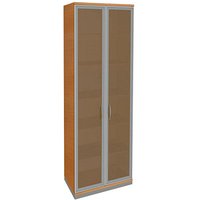 fm Aktenschrank Sidney, 4260267329153 buche, Acrylglas satiniert 5 Fachböden 80,0 x 44,2 x 222,1 cm von fm