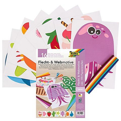 folia Flecht- und Webmotive "Tiere" von folia (Bringmann)