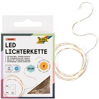 2 folia Mini LED 20er LED Lichterketten weiß 2,2 m von folia