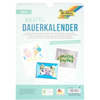 Bastel-Dauerkalender, DIN A4 von Weiß