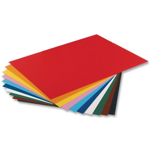 Fotokarton, 300 g/m², 50 x 70 cm, 10 Bogen farbig Sortiert - Bastelpapier von folia