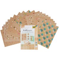 Motivblock "Kraftpapier mit Motivdruck" von folia