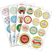 Rund-Sticker "Weihnachtszeit" von folia