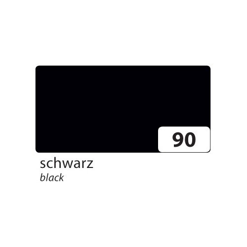 Tonpapier / Bastelpapier 130g/m², 50x70cm, 100 Bogen, Farbe:90 schwarz von folia