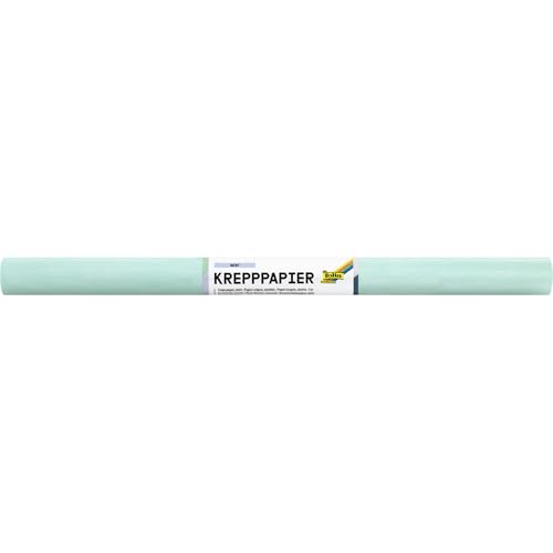 folia 824125 - Krepppapier in Mint, 10 Rollen aus FSC-Mix Papier, je Rolle ca. 50 x 250 cm, 32 g/m², nassfest, elastisches Kreppband mit rauer Oberfläche zum Verzieren und Dekorieren folia 824125 - Krepppapier in Mint, 10 Rollen aus FSC-Mix Papier, je Rolle ca. 50 x 250 cm, 32 g/m², nassfest, elastisches Kreppband mit rauer Oberfläche zum Verzieren und Dekorieren von folia