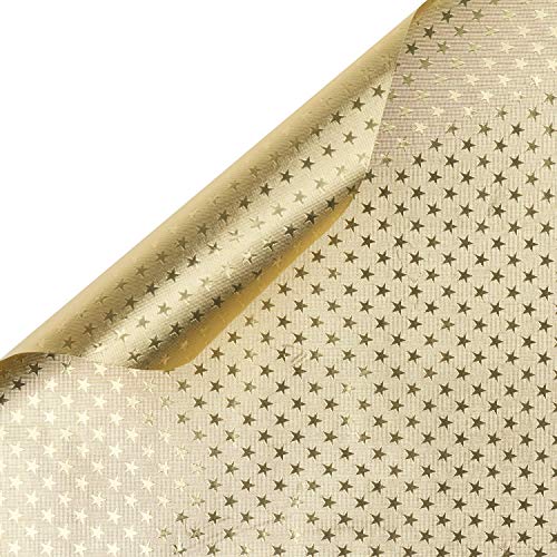 folia Alu-Bastelfolie "Sternchen", 500 x 780 mm, gold von folia