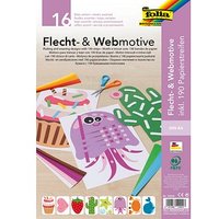 folia Bastelset Flecht- und Webemotive mehrfarbig von folia