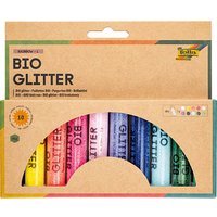 folia Bio Glitter Rainbow L Glitzer farbsortiert von folia