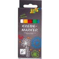 folia FRESH COLOURS Kreidemarker farbsortiert 1,0 - 2,0 mm, 5 St. von folia