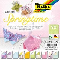 folia Faltblätter Springtime mehrfarbig 50 Blatt von folia