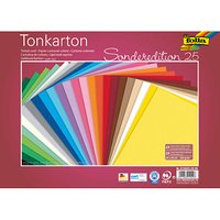 folia Fotokarton Sonderedition 25 farbsortiert 220 g/qm 25 Bogen von folia