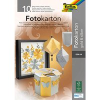 folia Fotokarton farbsortiert 300 g/qm 10 Blatt von folia