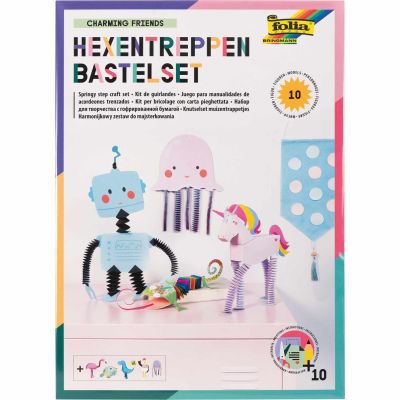 Hexentreppen Bastelset Charming Friends für 10 Figuren von folia