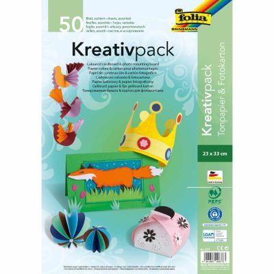 Kreativpack Tonpapier & Fotokarton von folia